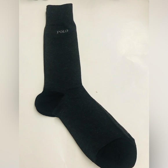 New Polo Ralph Lauren Men’s Socks POLO Written on Tops of both sides of Socks - Picture 3 of 12